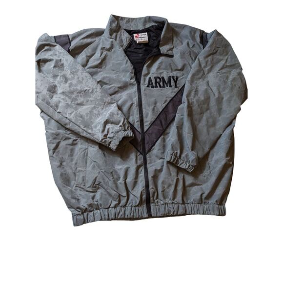 SKILCRAFT Army PFU Jacket Mens XL Long Nylon Windbreaker Military Surplus Refle - Picture 9 of 12